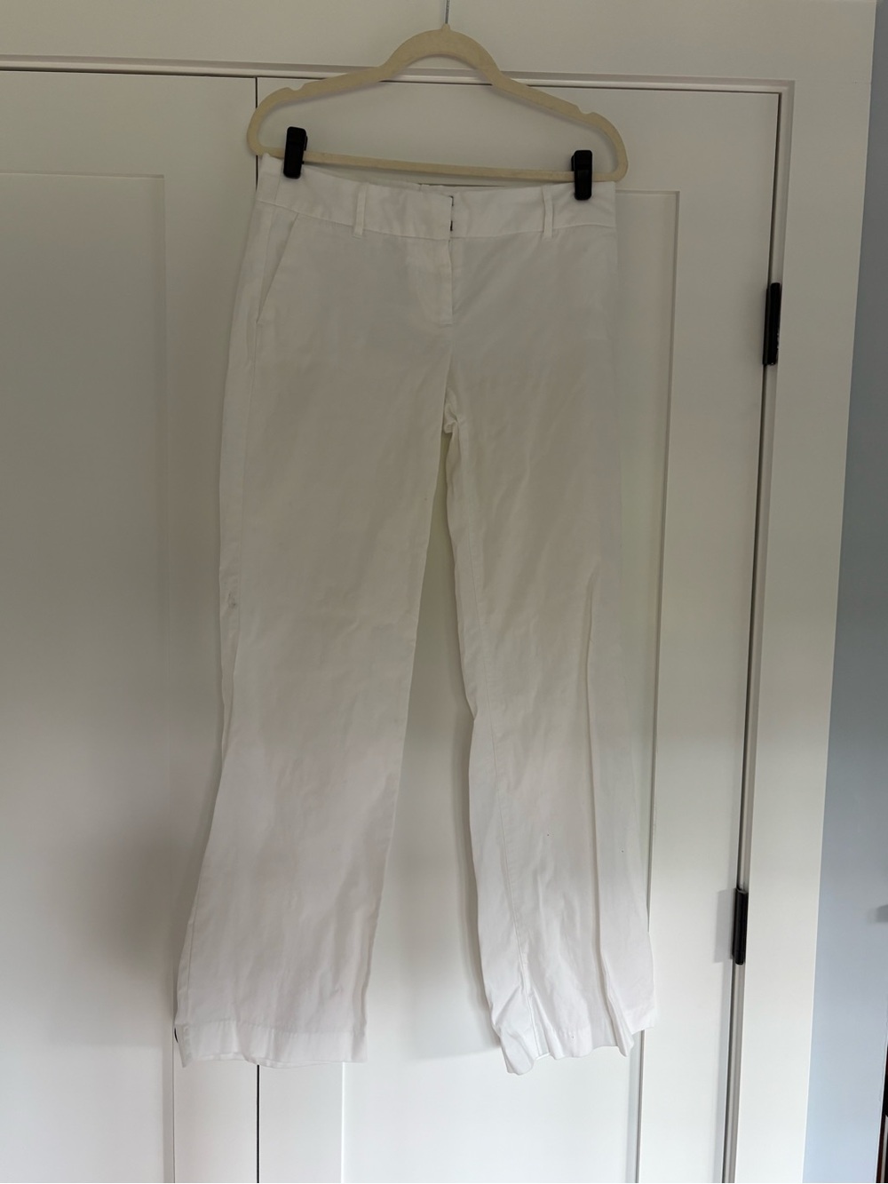 Jcrew Women’s White Cotton Pants size 6